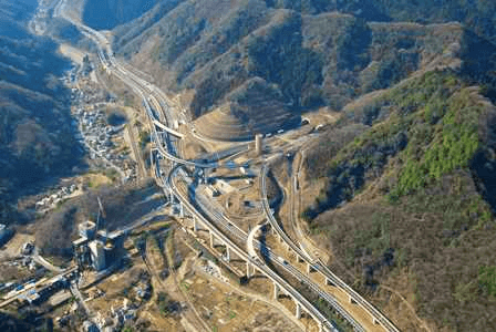 圏央道八王子ジャンクション画像